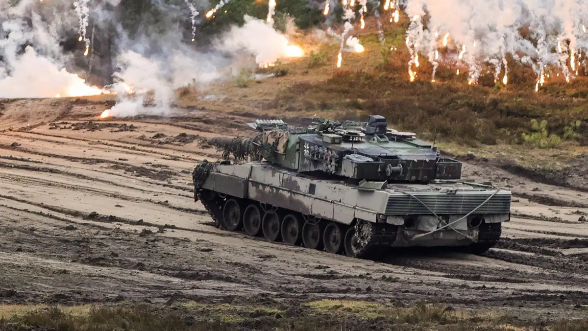 Riarmo. Un carro tedesco Leopard II