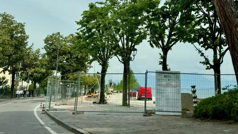 L'intervento sul lungolago di Desenzano