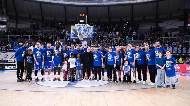 Serie A: le immagini di Germani-Sassari