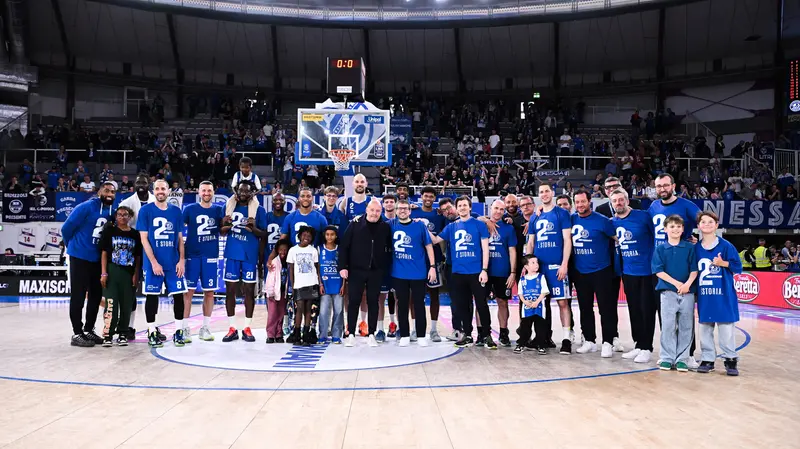 Serie A: le immagini di Germani-Sassari