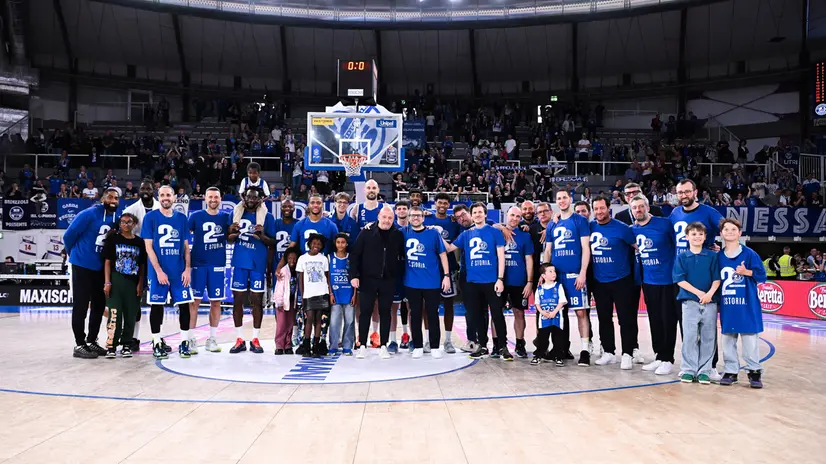 Serie A: le immagini di Germani-Sassari