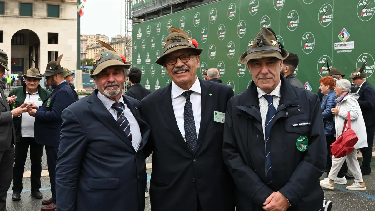 Da sinistra Sergio Poinelli (Monte Suello), Enzo Rizzi (Brescia) e Ciro Ballardini (Vallecamonica)