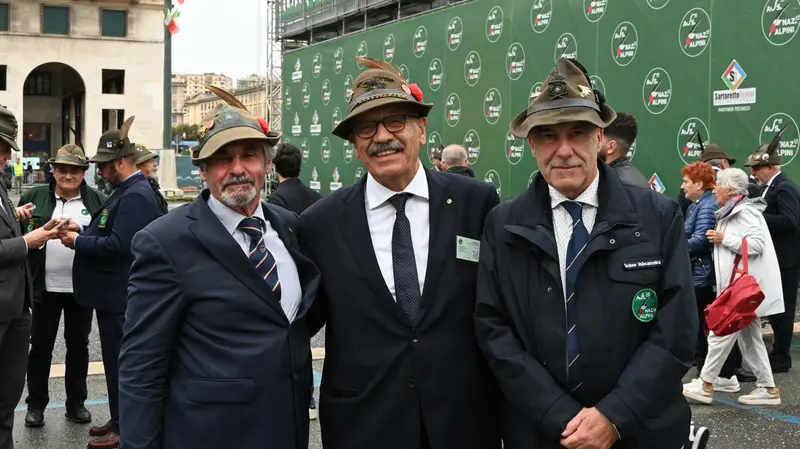 Da sinistra Sergio Poinelli (Monte Suello), Enzo Rizzi (Brescia) e Ciro Ballardini (Vallecamonica)