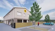 Un'immagine che mostra come sarà il centro