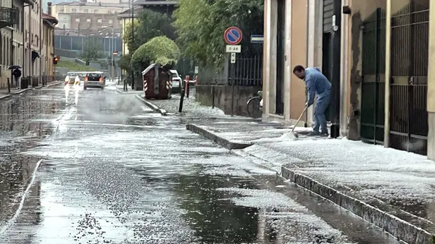 I danni del maltempo in città