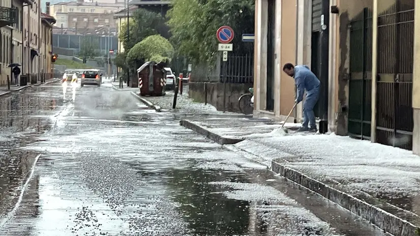 I danni del maltempo in città