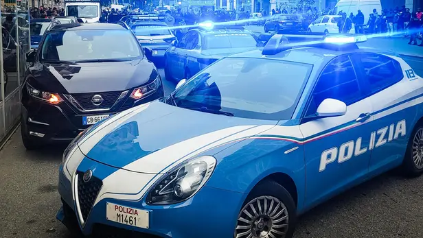 Delle volanti della Polizia di Stato - immagine d'archivio