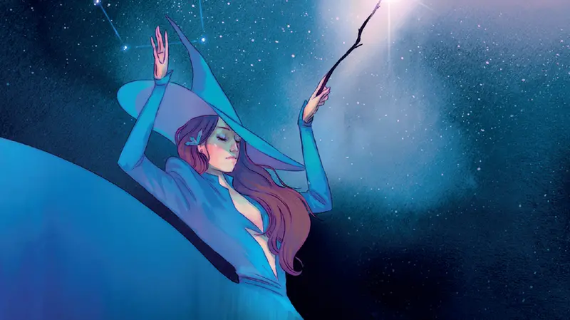 La copertina della collana, disegnata da Rosalia Radosti - © Magica, Canepa e Centomo