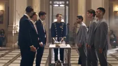 Un frame della pubblicità