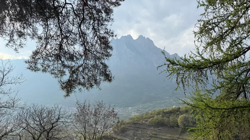 La Concarena vista dall'eremo Myriam