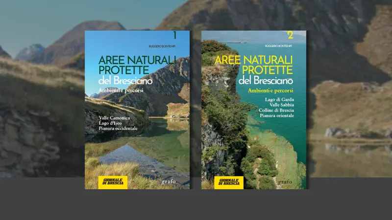 Le due guide sulle aree naturali protette curate da Ruggero Bontempi