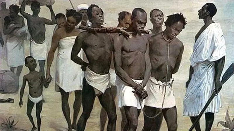 Cattura di un gruppo di africani da vendere come schiavi