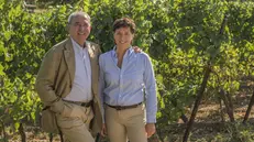 Francesca Moretti, con il fondatore Vittorio