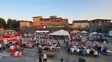 Volontari, mezzi e cittadini alla festa dello scorso anno - © www.giornaledibrescia.it