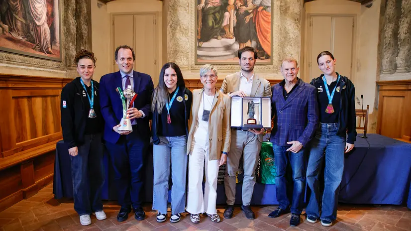 La Banca Valsabbina Millenium Brescia premiata in Loggia per la promozione in serie A1
