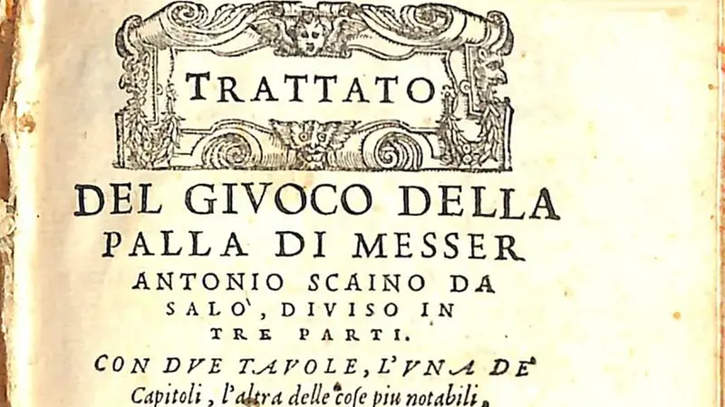 Alcune pagine del trattato di Scaino