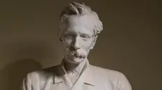 Il busto di Zanardelli realizzato da Ettore Ximenes