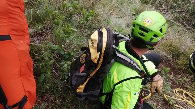 È intervenuto il Soccorso alpino (foto d’archivio) - © www.giornaledibrescia.it
