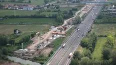 Una veduta del cantiere per l'alta velocità - © www.giornaledibrescia.it