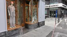 La spaccata nel negozio One-Off di via Gramsci