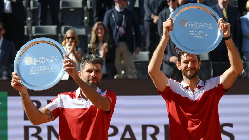 Tennis, Bolelli e Vavassori trionfano a Roma