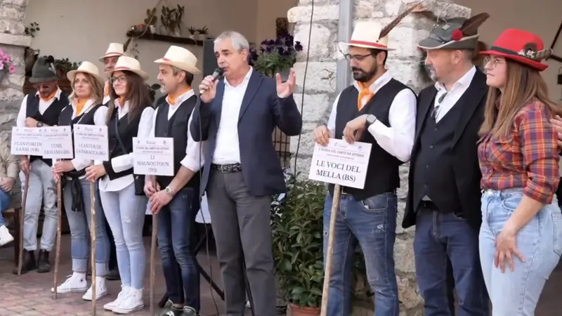 Una delle passate edizioni della Sagra del canto da osteria