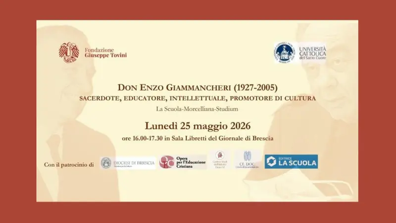 La presentazione del volume «Don Enzo Giammancheri (1927-2005)», nella sala Libetti del giornale di Brescia