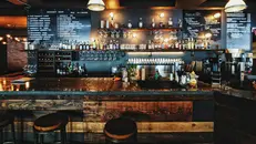 Il bancone di un bar