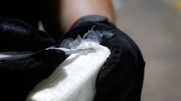 Un panetto di cocaina, foto rappresentativa