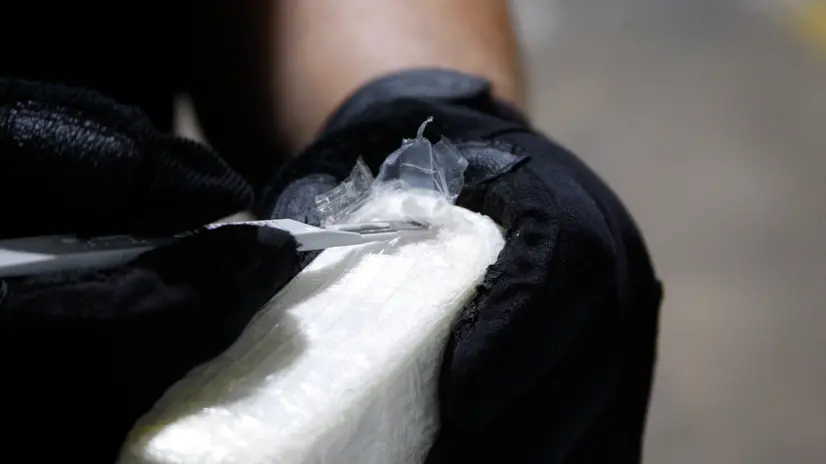 Un panetto di cocaina, foto rappresentativa