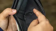 Un portafoglio vuoto