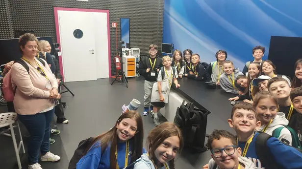 La classe 5A dell’istituto Ronco di Gussago in visita al GdB