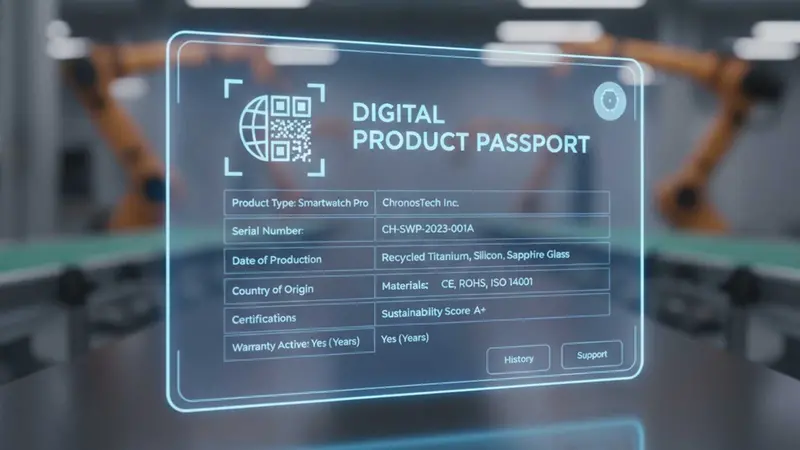 Il Digital product passport introdotto dal regolamento Ecodesign for sustainable products regulation
