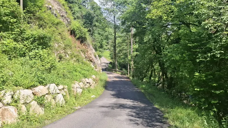 La strada della Degagna