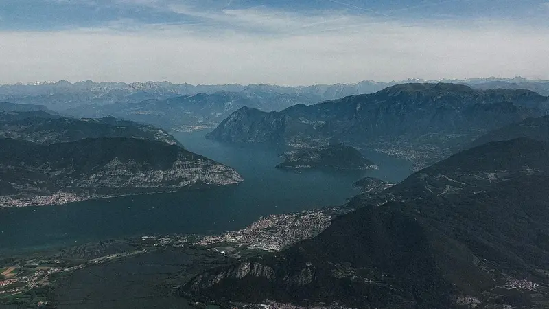 Il Sebino visto dall'alto