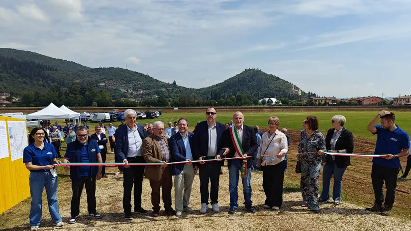 La nuova area di laminazione sul torrente Rudone