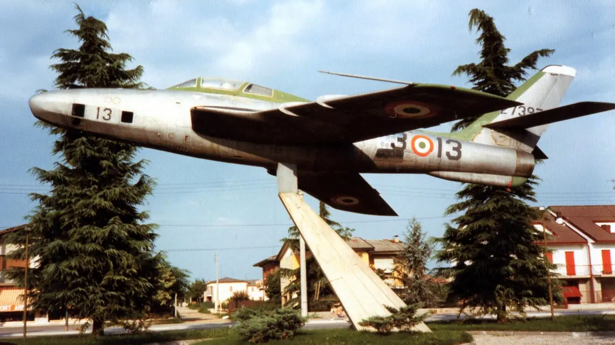 L'RF84F di Orzinuovi quando era in migliori condizioni