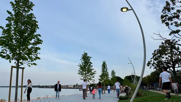 L'inaugurazione del nuovo lungolago di Desenzano