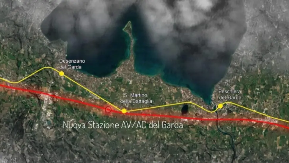 La stazione Tav ipotizzata a San Martino della Battaglia
