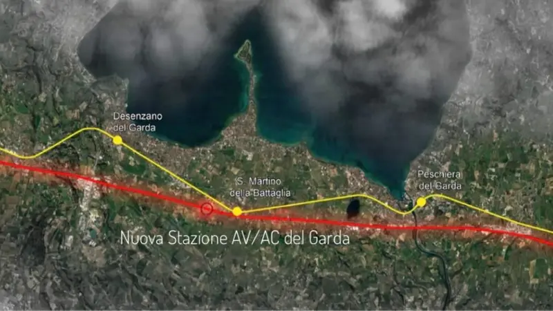 La stazione Tav ipotizzata a San Martino della Battaglia