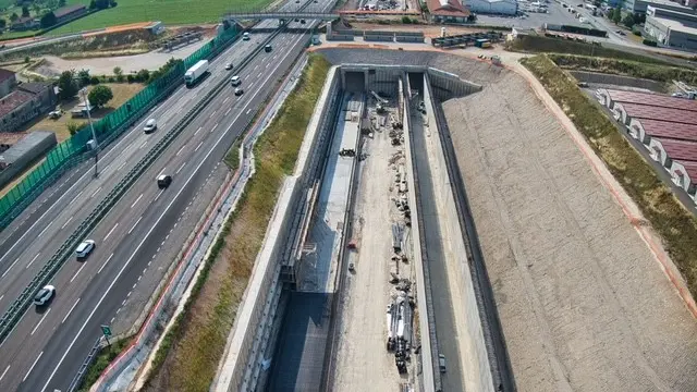 Lavori in corso per la tratta ad ala velocità Brescia-Verona