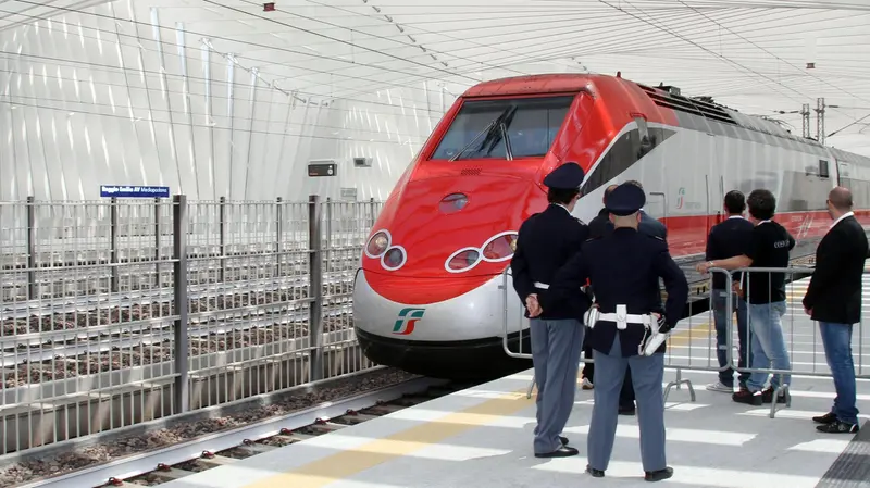La stazione Mediopadana dell'alta velocità a Reggio Emilia