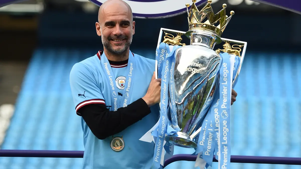Pep Guardiola, uno degli allenatori più vincenti di sempre - Foto Ansa