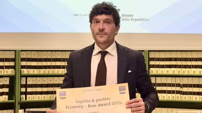 Farco Group: Lorenzo Zini riceve il premio a Roma