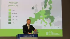 Il commissario europeo per l'Economia Valdis Dombrovskis - Foto Ansa © www.giornaledibrescia.it