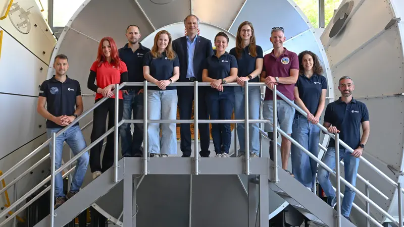 Il gruppo delle riserve Esa terminato l'addestramento - Esa/G. Zito