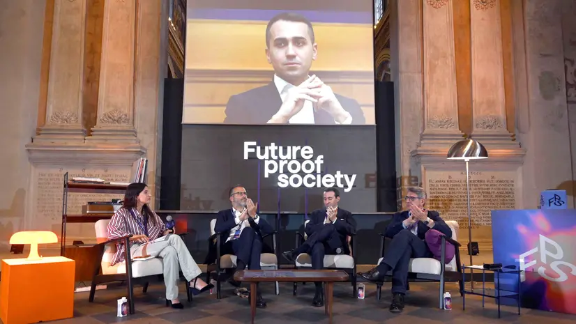 Luigi Di Maio è intervenuto all'incontro organizzato per Future proof society- Foto Marco Ortogni/Neg © www.giornaledibrescia.it