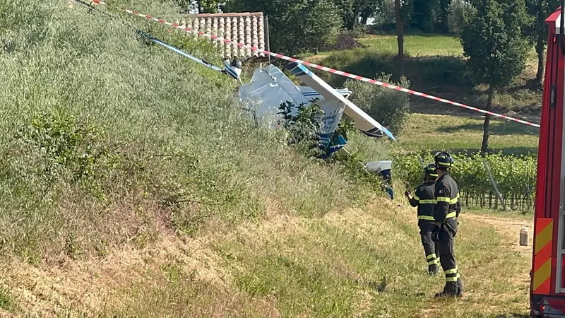 I Vigili del fuoco sul posto dell'incidente - © www.giornaledibrescia.it