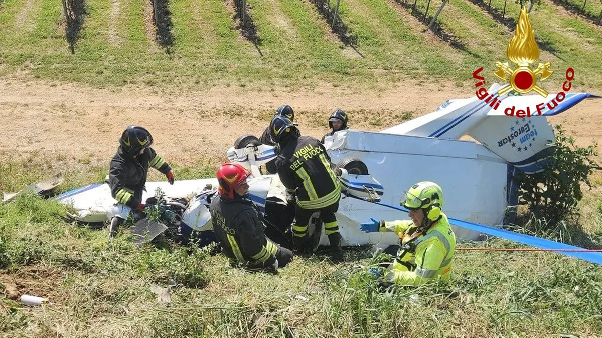 Il luogo dell'incidente a Polpenazze