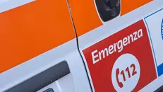 Il dettaglio di un mezzo di soccorso, foto d'archivio